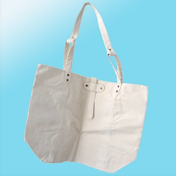 TOTE BAG CANVAS 100% cotton Canvas Made in India for Beach or groceries gym fun - Picture 1 of 12